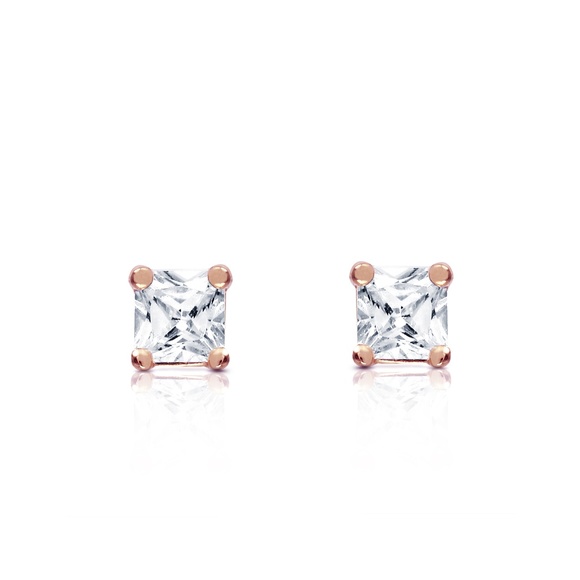 Galaxy Gold Products Jewelry - GOLD STUD EARRINGS WITH 0.25 CT. NATURAL DIAMONDS